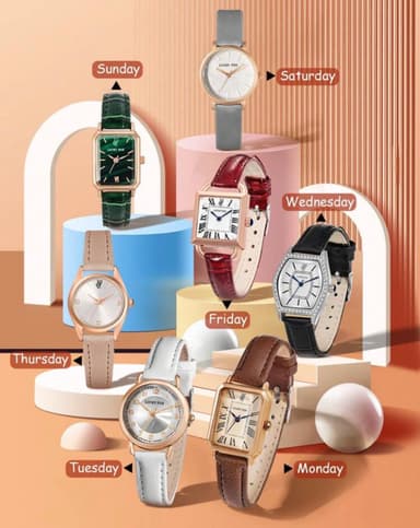 Set 7 reloj dama