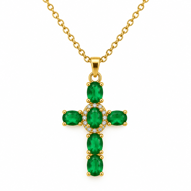 Cadena Cruz Divine 