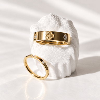 Dúo Anillo Trébol 
