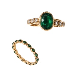 Dúo Anillo Emerald