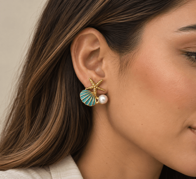 Aretes Estrella Marina — foto 3