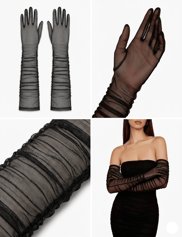 Guantes Largos Velados — foto 1