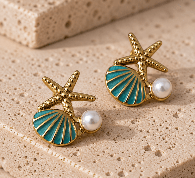 Aretes Estrella Marina — foto 4